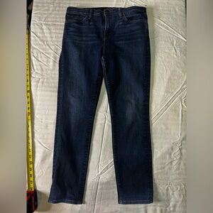 J Brand Dark Blue Straight Leg Jeans